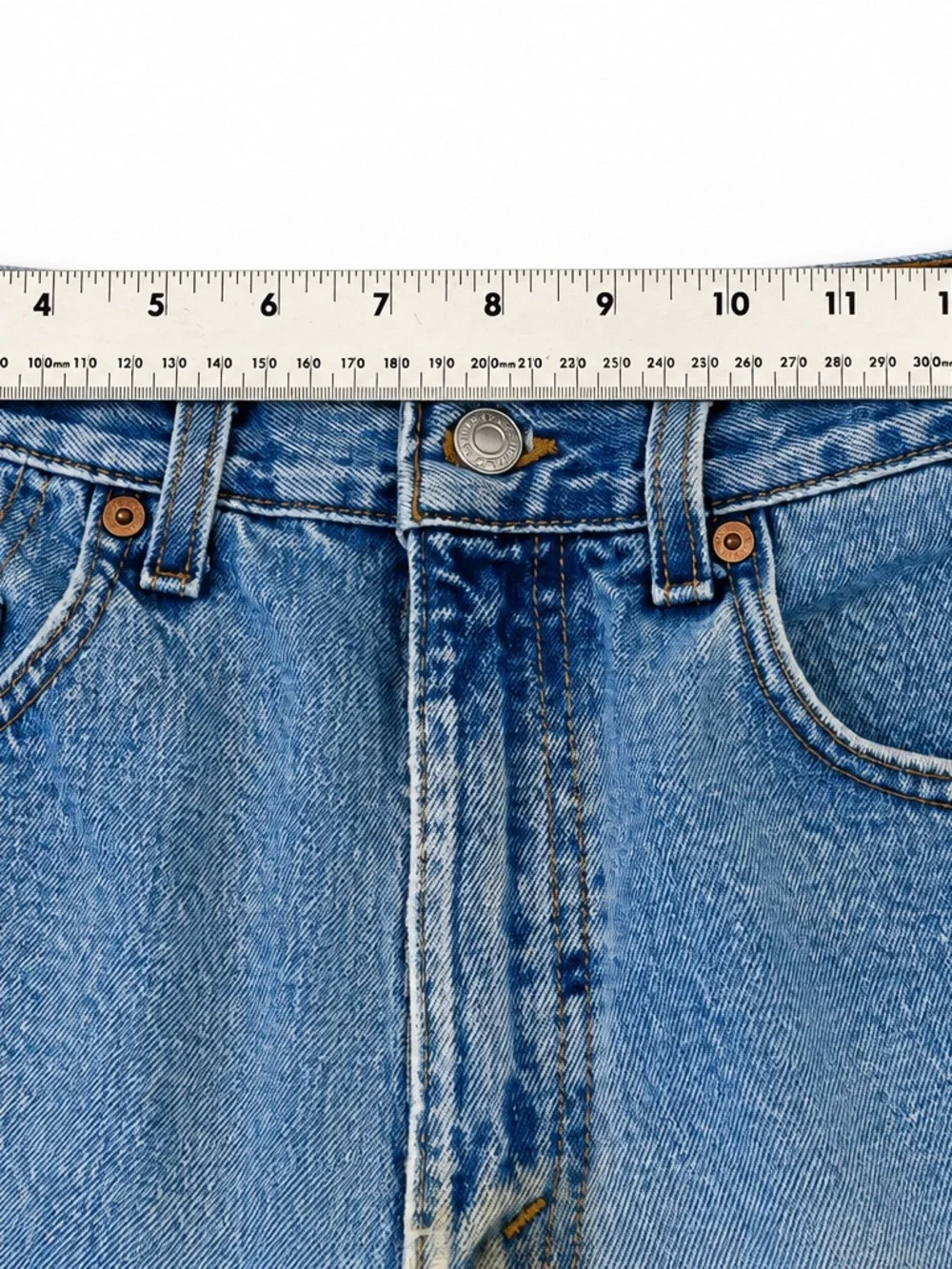 Levi's Light Blue Men's 505 Regular Fit Denim Shorts
